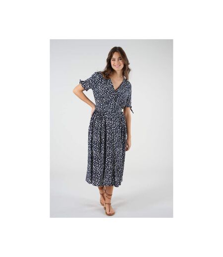 Robe midi à imprimés fleuris GLORIA