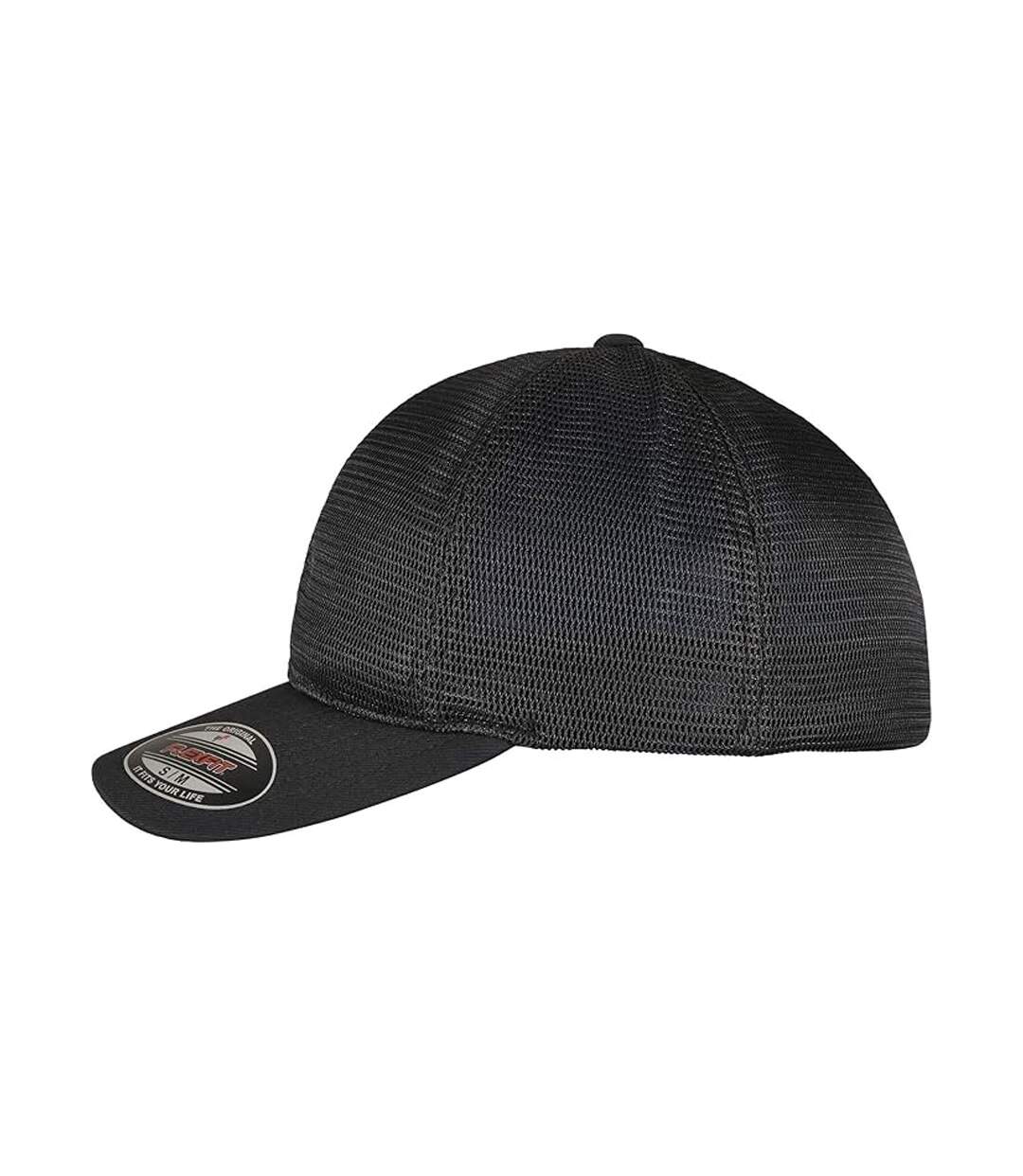 Casquette De Baseball Omnimesh Noir Flexfit-3