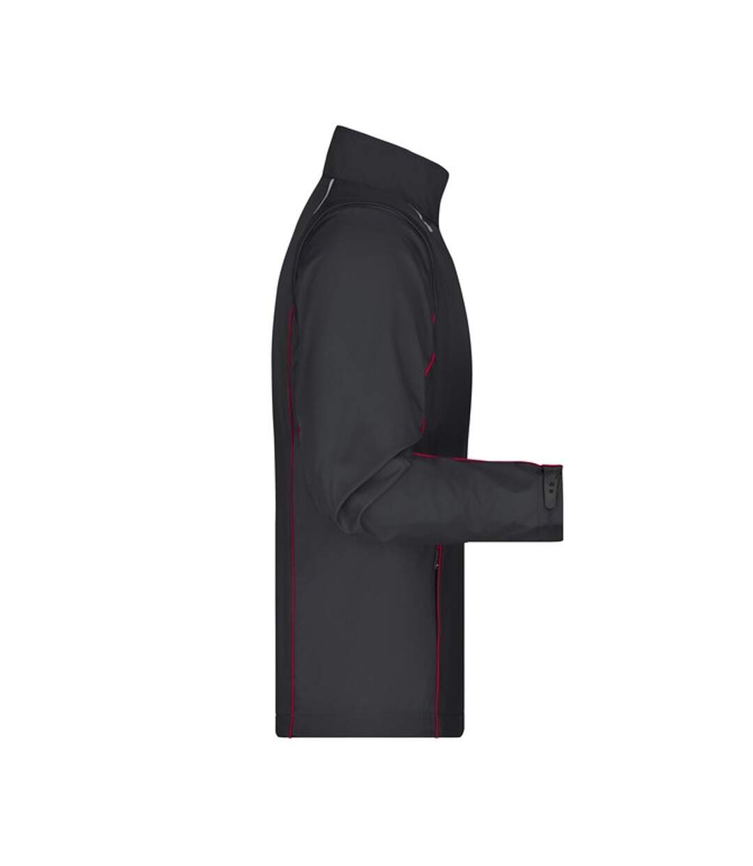 Veste Softshell Homme Noir Rouge James And Nicholson-3