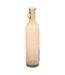 Vase Bouteille en Verre Yana 75cm Rose Clair-1