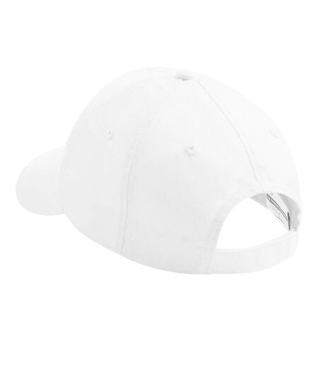 Casquette de baseball 100% coton enfant unisexe blanc Beechfield