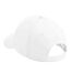 Casquette de baseball 100% coton enfant unisexe blanc Beechfield-2