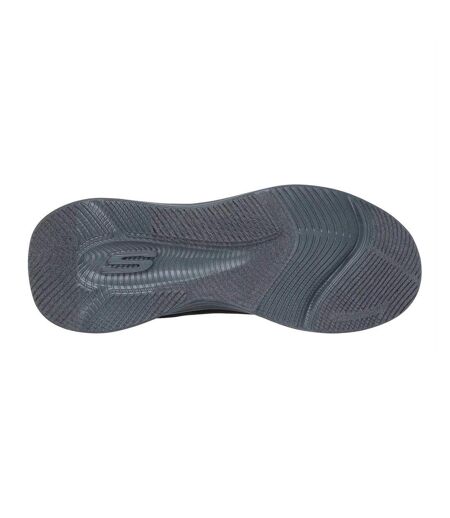 Mens Go Run Consistent Mesh Low Trainers Black Charcoal Skechers