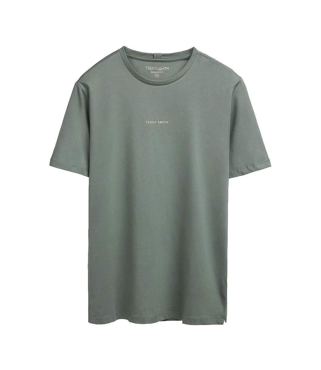 T-shirt kaki clair homme teddy smith soy - 3xl-1