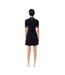 Womens/ladies Flared Seamless Polo Shirt Dress Blue Lacoste-3