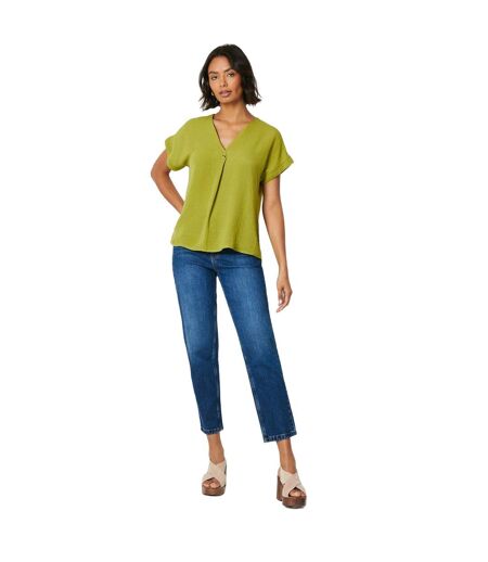 Blouse femme vert vif Dorothy Perkins