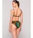 Bas maillot slip de bain 5cm plissé EMERALD Luna Splendida-4