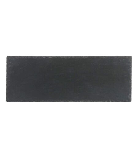 Lot de 6 Assiettes Longues Ardoise 30cm Gris