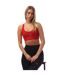 Womens/ladies Series-3 Active Sports Bra Red Skins-4