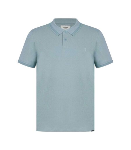 Polo Motif/style Logo Lazer Homme Bleu Firetrap