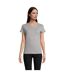 T-shirt Crusader Femme Gris Chiné SOLS-2