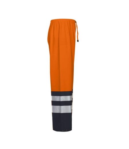 Pantalon De Pluie Adulte Orange Bleu Marine Projob