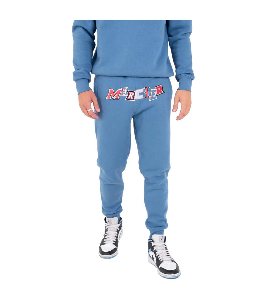 Pantalon de jogging anonymous homme bleu Mercier-1