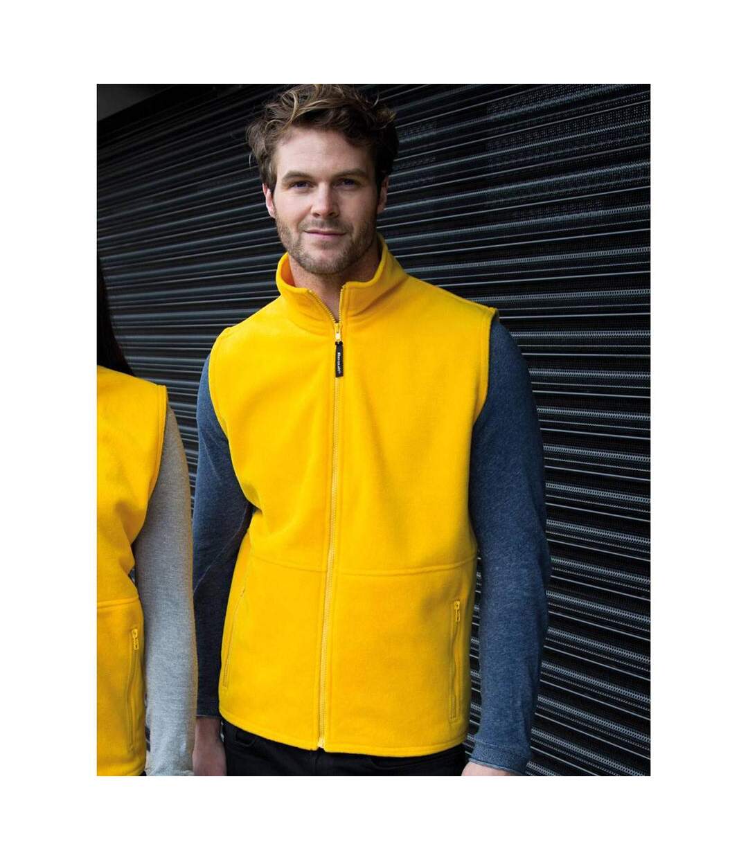 Core Gilet Polaire Anti-boulochage Homme Jaune Result-1