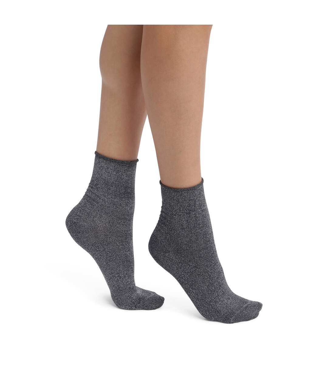 Lot de 2 paires de mi-chaussettes coton Mode-1