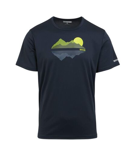 Regatta Mens Fingal VIII Mountain T-Shirt (Navy) - UTRG9685