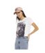T-shirt à col rond manches courtes femme Photoprint Moto Vondutch-1