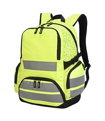 Shugon London Pro Hi-Vis Backpack (Hi-Vis Yellow) (One Size) - UTBC3875