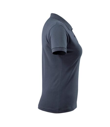 Womens/ladies Grasse Crossover Polo Shirt Dark Navy Mascot
