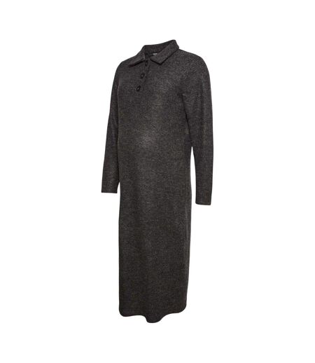 Robe Pull Vmmebba Femme Noir Obsidien Mamalicious