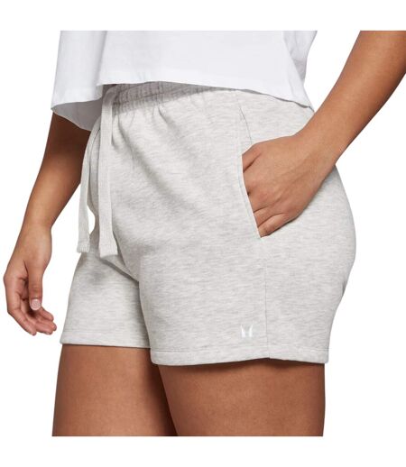 Womens/ladies Regular Casual Shorts Grey Marl MyProtein