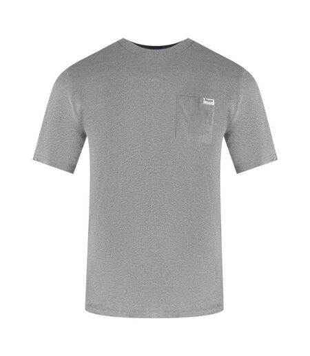 T-shirt Motif Logo Homme Gris Clair Aquascutum