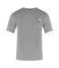 T-shirt Motif Logo Homme Gris Clair Aquascutum-1