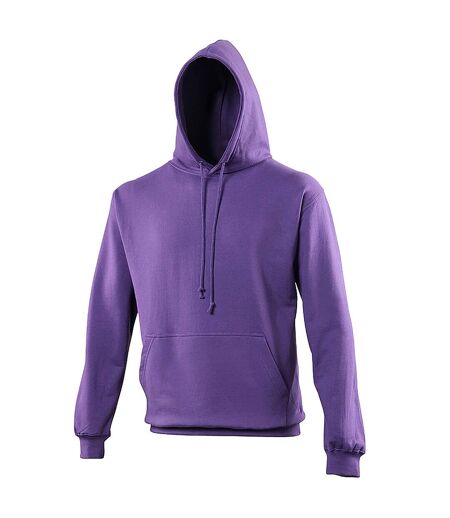 Sweat À Capuche College Adulte Violet Awdis