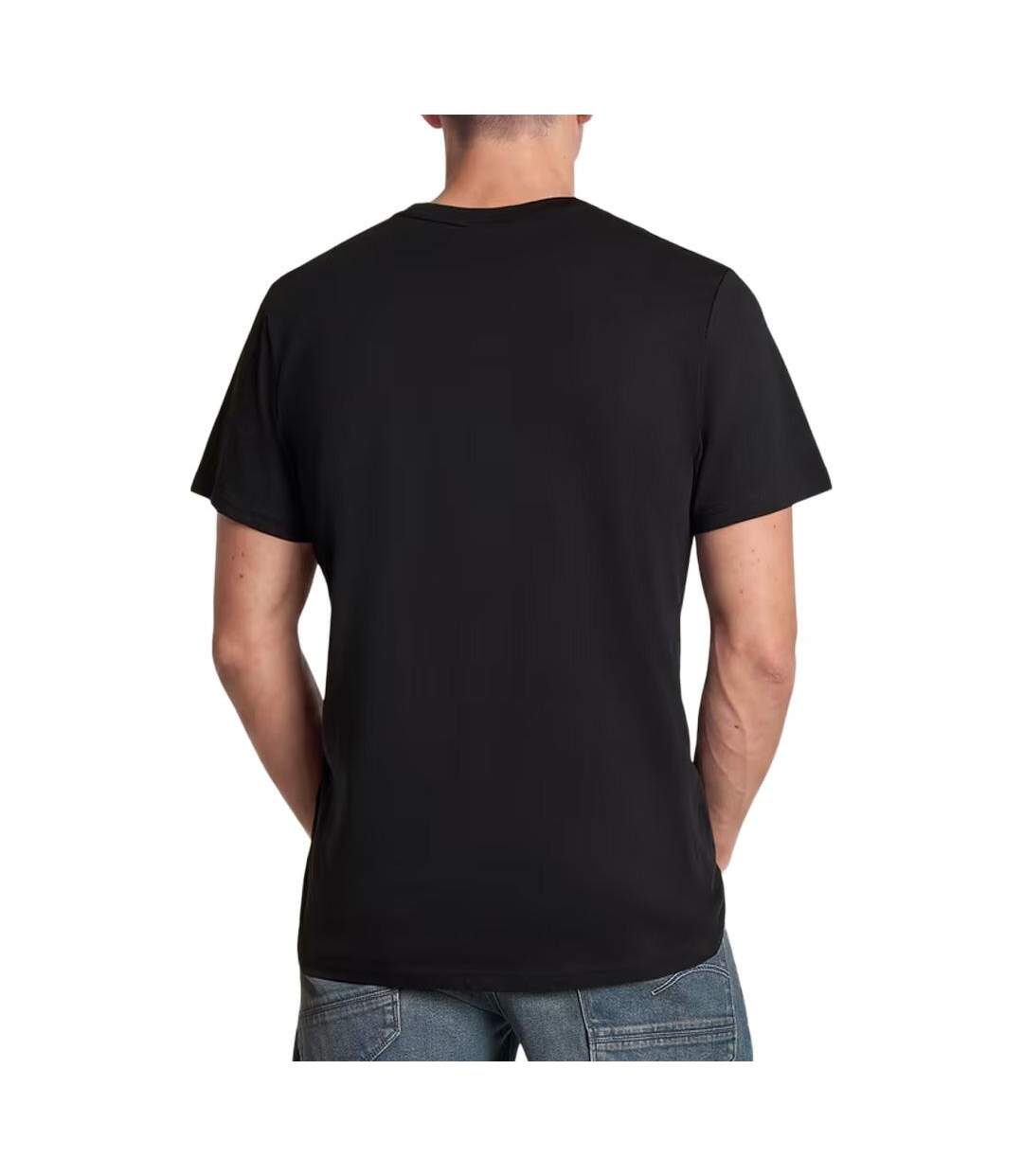 T-Shirt noir homme g-star raw logo00-2