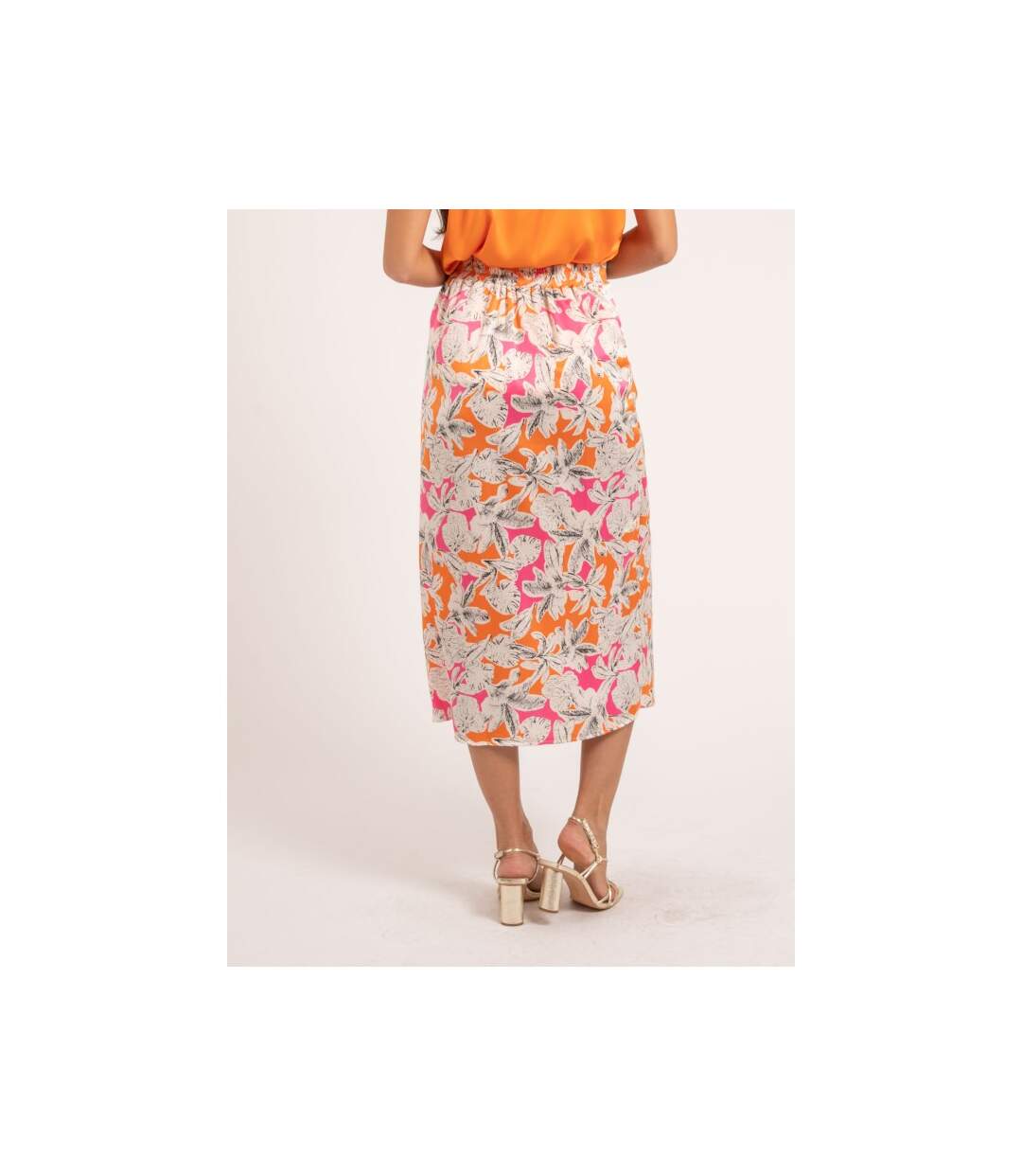 Jupe midi motifs XAMA - Dona X Lisa-2