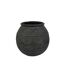 Vase Cruche en Ciment Black Lombok 29cm Noir-1