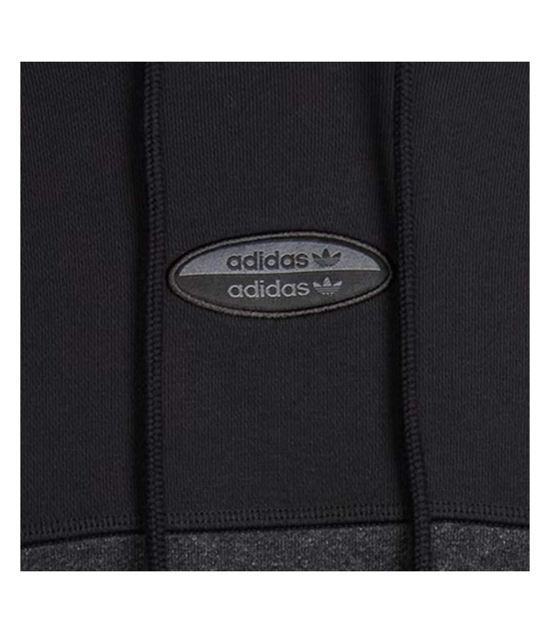 Sweat à Capuche Noir Homme Adidas Essent - S