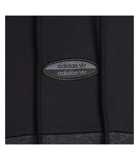 Sweat à Capuche Noir Homme Adidas Essent - L