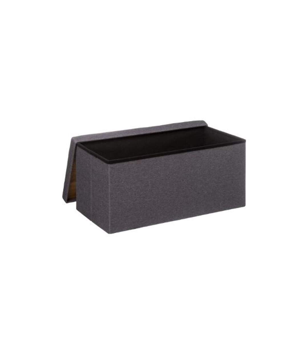 Pouf & Rangement Classy 76cm Gris Foncé-3