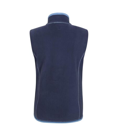 Womens/ladies Montana Full Zip Gilet Navy Mountain Warehouse
