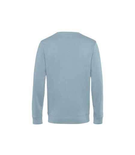 Sweat Organique À Col Ras Du Cou Pour Hommes Bleu Gris B&C