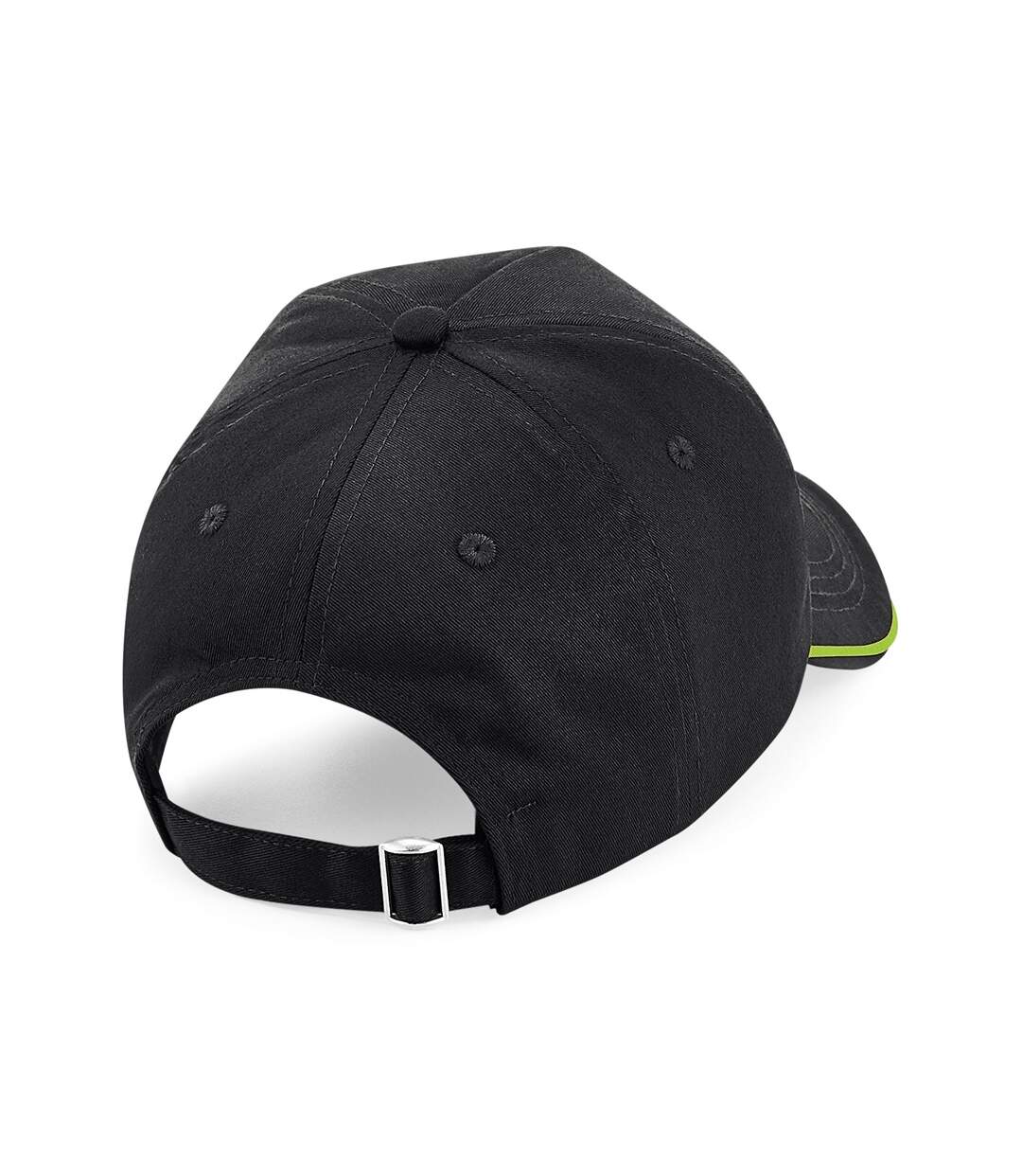 Casquette authentic noir/vert clair Beechfield-2