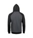 Sweat À Capuche Seattle Adulte Noir Gris Charbon Chiné SOLS-2