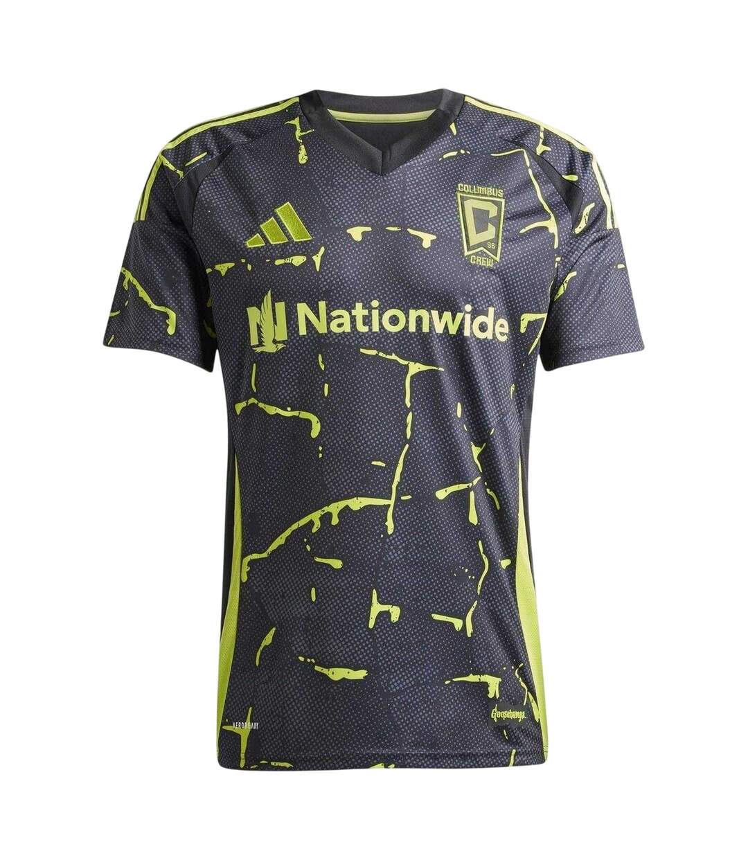 Maillot Extérieur Motif/style Adidas 25/26 Homme Noir Columbus Crew-2
