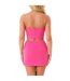 Womens/ladies Bodycon Mini Skirt Pink Missy Empire-2