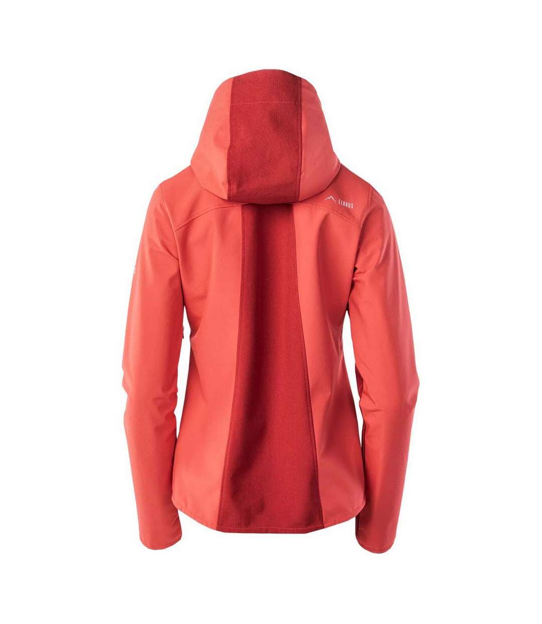 Veste softshell envisat femme rouge / hibiscus / bleu turquoise Elbrus