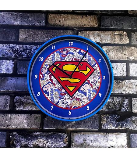 Superman - Horloge murale (Bleu) (Taille unique) - UTPM786