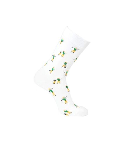 LES LIMOUSINES Chaussettes Homme Coton GOLF Blanc