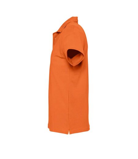 SOLS Mens Spring II Short Sleeve Heavyweight Polo Shirt (Orange) - UTPC320
