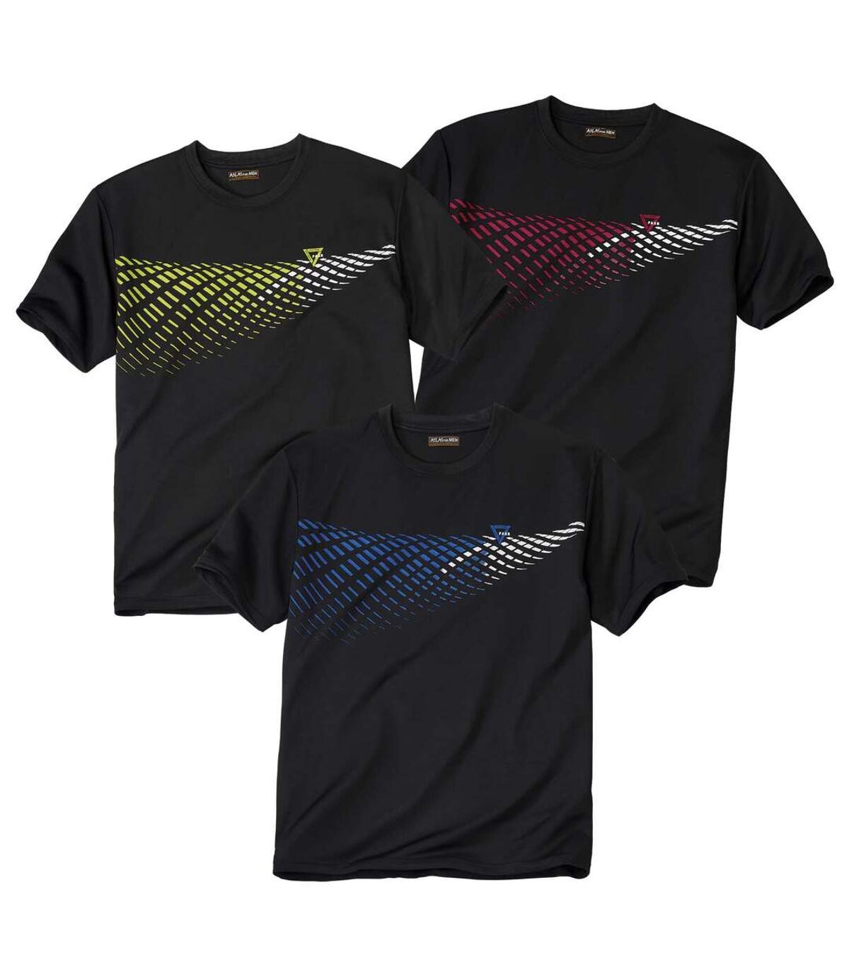 Set van 3 sport T-shirts Atlas For Men