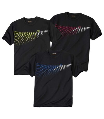 Men's Pack of 3 Graphic Print T-Shirts