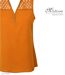 Mayflower CHF3053B Top sans manches jaune en crêpe pour un look d'été lumineux-4