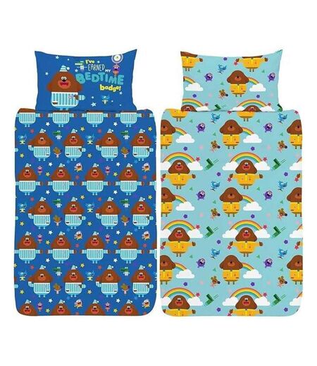 Hug Reversible Duvet Set Multicoloured Hey Duggee