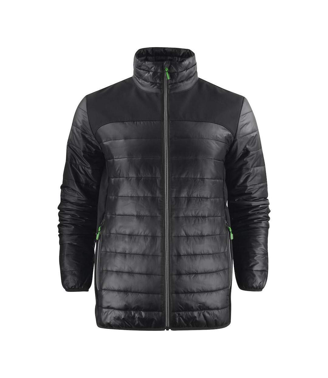 Mens Expedition Padded Jacket Black Printer-1