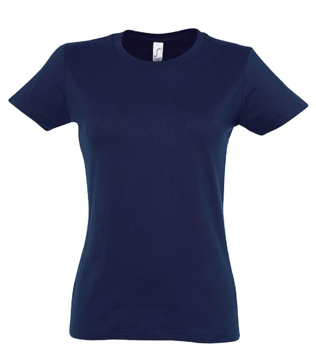 T-shirt manches courtes - Femme - 11502 - bleu marine clair-1